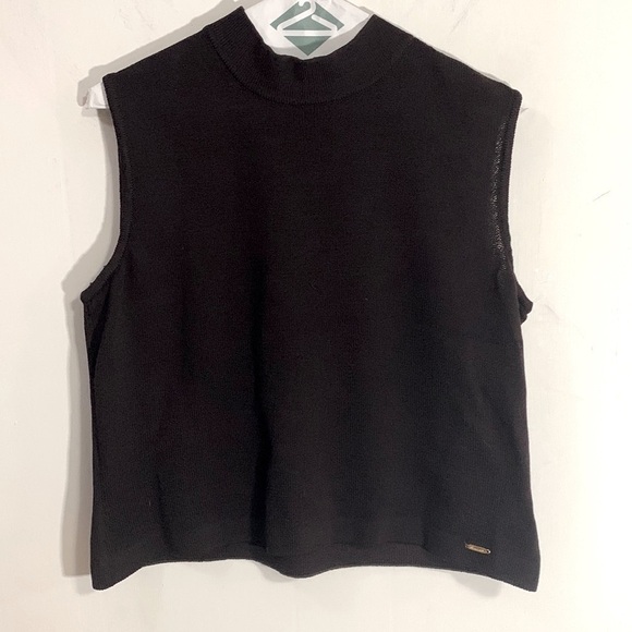 St John Sport by Marie Gray Dark Brown tank top, wool blend just dry cleaned - Picture 1 of 7
